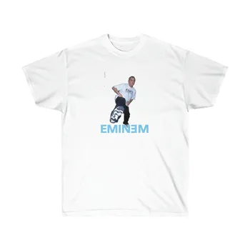 Eminem Cool Фото тениска | Риза Еминем Мърч | Еминем Фенове Топ | Еминем подарък чай Еминем графичен знаменитост тениска тънък сенчеста